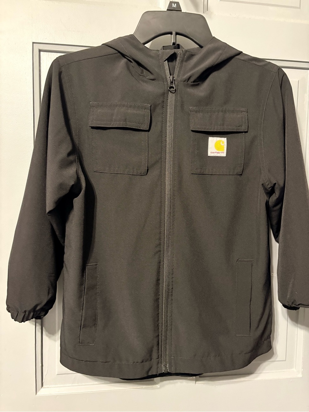 Carhartt Black Hooded Work Jacket